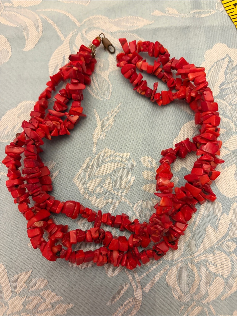 Red Multi-Strand Chip Necklace - Women Jewelry